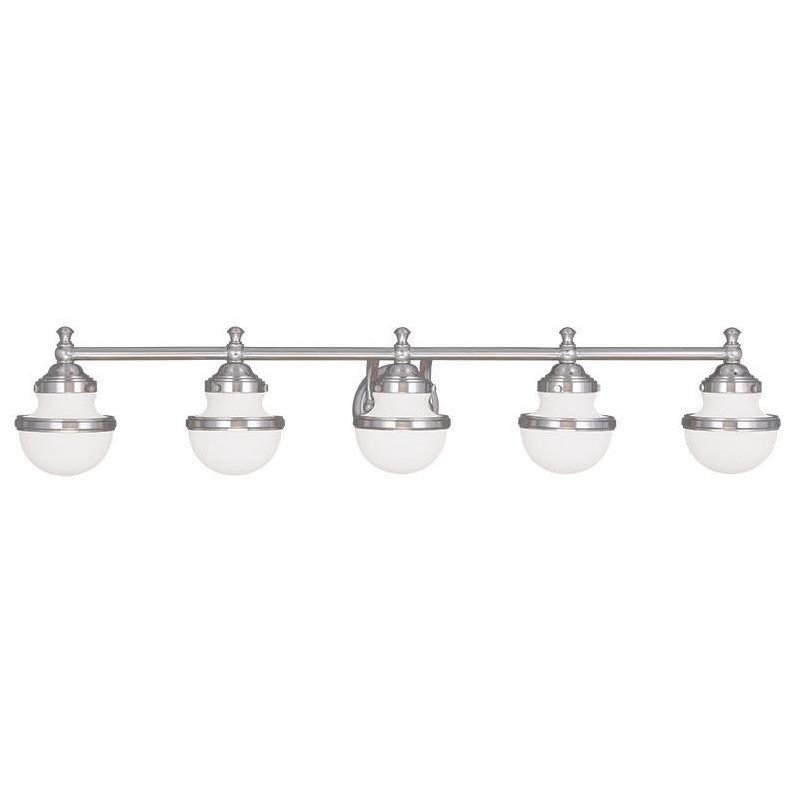 Livex Lighting Oldwick Bath Light in Brushed Nickel