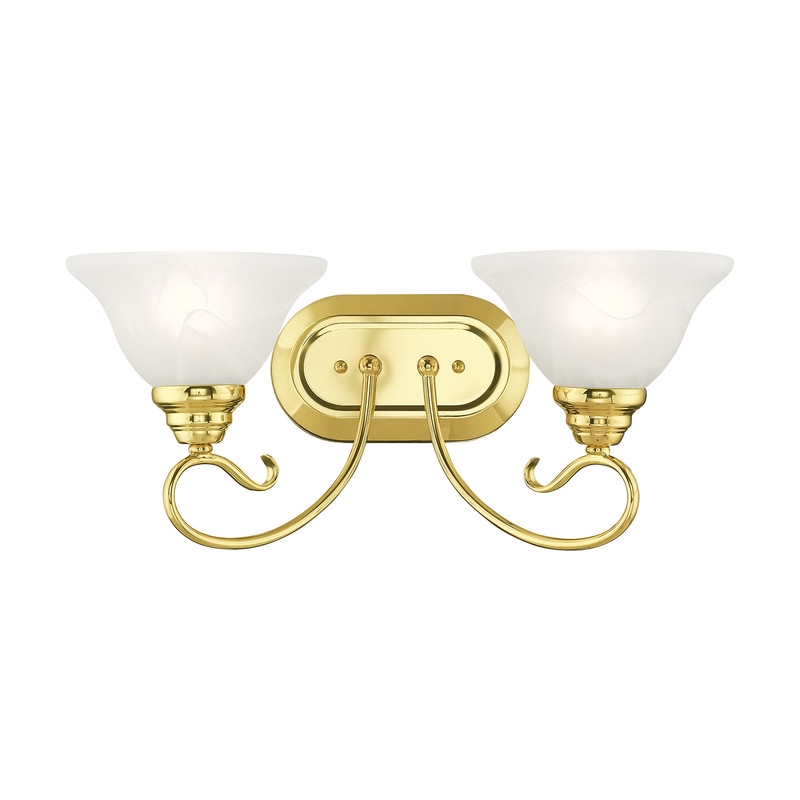 Livex Lighting Coronado Bath Light in Polished Brass