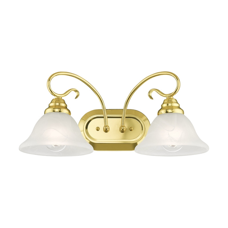 Livex Lighting Coronado Bath Light in Polished Brass