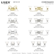 Livex Lighting Coronado Bath Light in Polished Brass