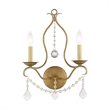 Livex Lighting Chesterfield Wall Sconce in Antique Gold Leaf