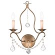 Livex Lighting Chesterfield Wall Sconce in Antique Gold Leaf