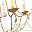 Livex Lighting Chesterfield Chandelier in Antique Gold Leaf