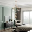 Livex Lighting Chesterfield Chandelier in Antique Gold Leaf