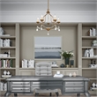 Livex Lighting Chesterfield Chandelier in Antique Gold Leaf