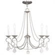 Livex Lighting Pennington Chandelier in Brushed Nickel