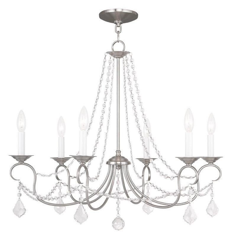 Livex Lighting Pennington Chandelier in Brushed Nickel