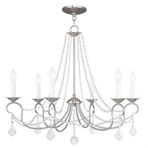 Livex Lighting Pennington Chandelier in Brushed Nickel