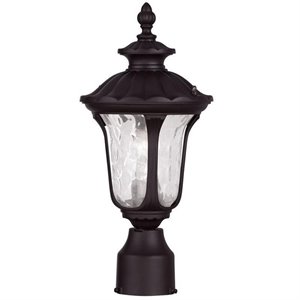 Livex Lighting Oxford Outdoor Post Head in Bronze
