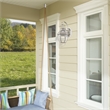 Livex Lighting Monterey 1-Light 60W Brass Outdoor Wall Lantern in Brushed Nickel