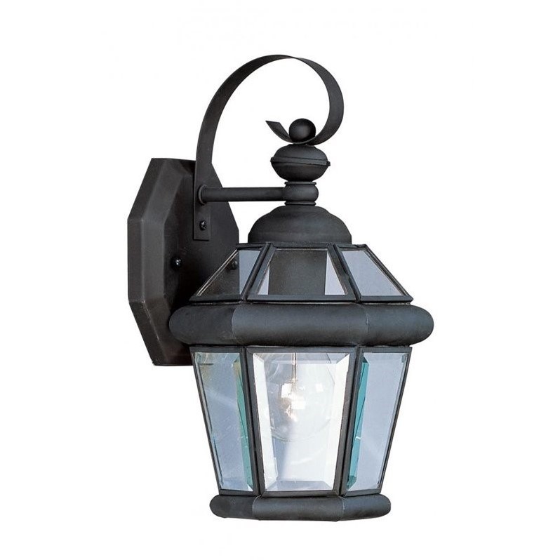 Livex Lighting Georgetown Outdoor Wall Lantern in Black