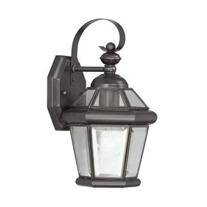 Livex Lighting Georgetown Outdoor Wall Lantern in Bronze