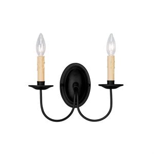Livex Lighting Heritage Wall Sconce in Black