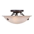 Livex Lighting Oasis Ceiling Mount in Bronze