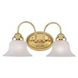 Livex Lighting Edgemont 2 Bath Light in Polished Brass