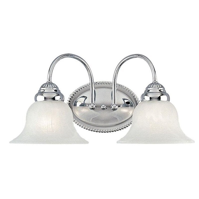 Livex Lighting Edgemont 2 Bath Light in Chrome
