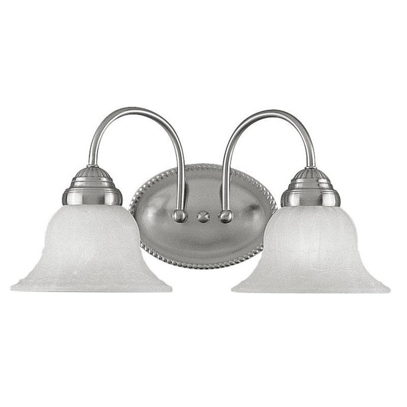 Livex Lighting Edgemont 2 Bath Light in Brushed Nickel