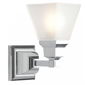 Livex Lighting Mission Bath Light in Chrome