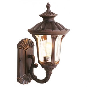 Livex Lighting Oxford Outdoor Wall Lantern in Imperial Bronze
