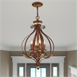 Livex Lighting Villa Verona 4 Light Verona Bronze Foyer