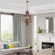 Livex Lighting Villa Verona 6 Light Verona Bronze Foyer
