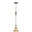 Livex Lighting Seville Mini Pendant in Palacial Bronze with Gilded Accents