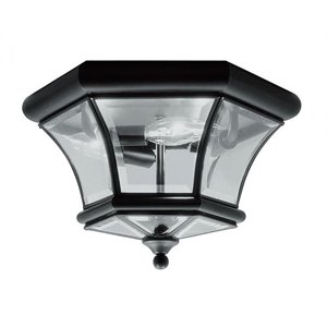 Livex Lighting Monterey Ceiling Mount in Black