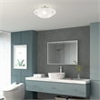 Livex Lighting Oasis 3-Light Contemporary Metal Ceiling Mount in Brushed Nickel