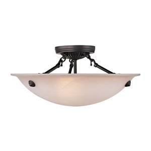 Livex Lighting Oasis Ceiling Mount in Bronze
