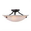 Livex Lighting Oasis Ceiling Mount in Bronze