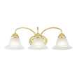 Livex Lighting Edgemont Bath Light in Polished Brass