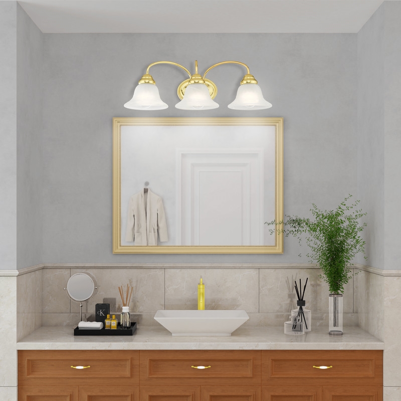 Livex Lighting Edgemont Bath Light in Polished Brass