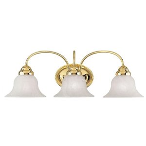 Livex Lighting Edgemont Bath Light in Polished Brass