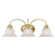 Livex Lighting Edgemont Bath Light in Polished Brass