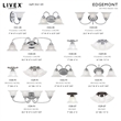 Livex Lighting Edgemont 3-Light Metal & Glass Bath Light in Polished Chrome