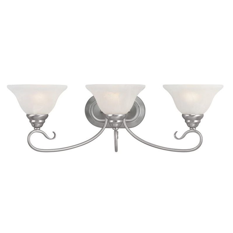 Livex Lighting Coronado Bath Light in Brushed Nickel