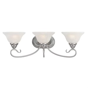 Livex Lighting Coronado Bath Light in Brushed Nickel