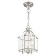 Livex Lighting Livingston 3 Light Brushed Nickel Chain Hang/Ceiling Mount