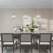 Livex Lighting Livingston 3 Light Brushed Nickel Chain Hang/Ceiling Mount