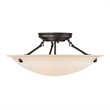 Livex Lighting Oasis Ceiling Mount in Bronze