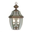 Livex Lighting Monterey 2 Light Outdoor Chain Hang in Imperial Bronze