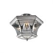 Livex Lighting Monterey Ceiling Mount in Brushed Nickel
