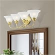 Livex Lighting Edgemont Bath Light in Polished Brass