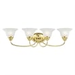 Livex Lighting Edgemont Bath Light in Polished Brass
