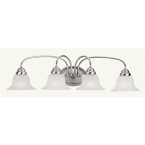 Livex Lighting Edgemont Bath Light in Brushed Nickel