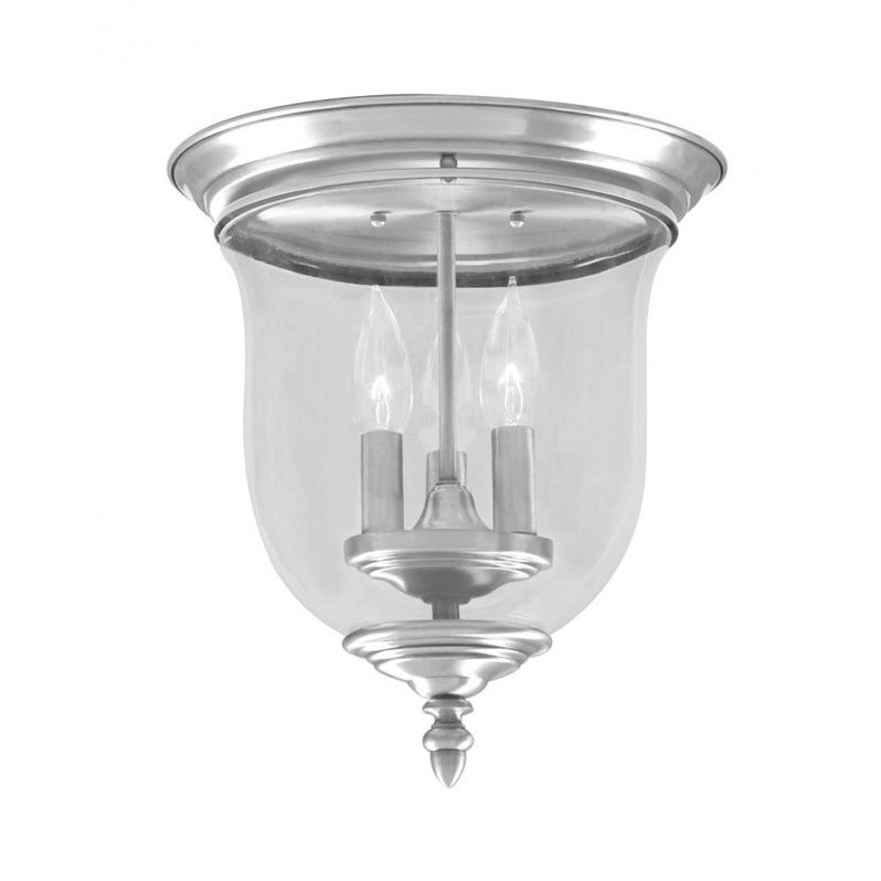Livex Lighting Legacy Ceiling Mount in Brushed Nickel