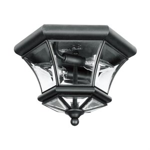 Livex Lighting Monterey Ceiling Mount in Black