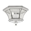 Livex Lighting Monterey Ceiling Mount in Brushed Nickel