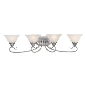 Livex Lighting Coronado Bath Light in Brushed Nickel