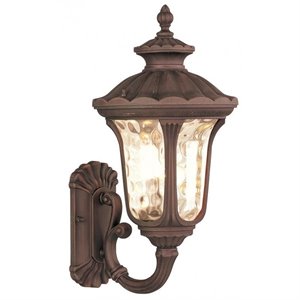 Livex Lighting Oxford Outdoor Wall Lantern in Imperial Bronze